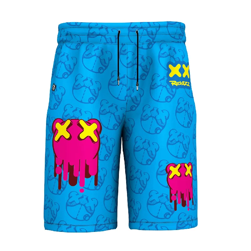 Men's Pants with Elastic CuffsDrip Bear Shorts