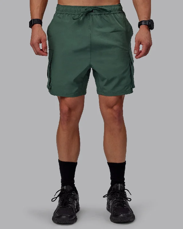 Men's Custom-Fit Pants for a Personalized TouchEnergy Stretch 6" Performance Cargo Shorts - Cilantro