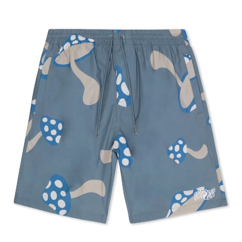 Men's Patterned Pants with StripesEuphoria Swim Shorts (Light Slate)