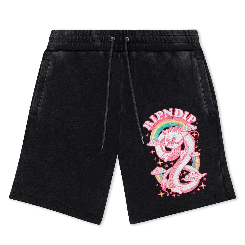 Men's Pants with Flap PocketsFantasy Nerm Sweatshorts (Black)