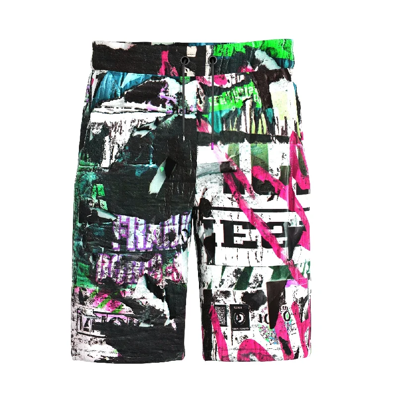 Men's Pants with Zippered PocketsGraffiti Shorts