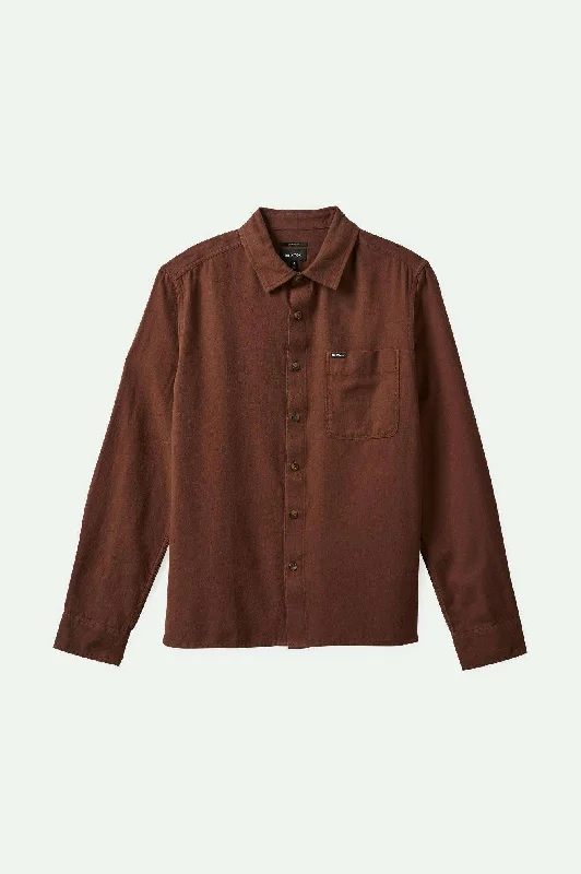 Men's Minimalist Shirts for a Clean LookHasting Lightweight Ultra Soft Flannel - Pinecone Brown