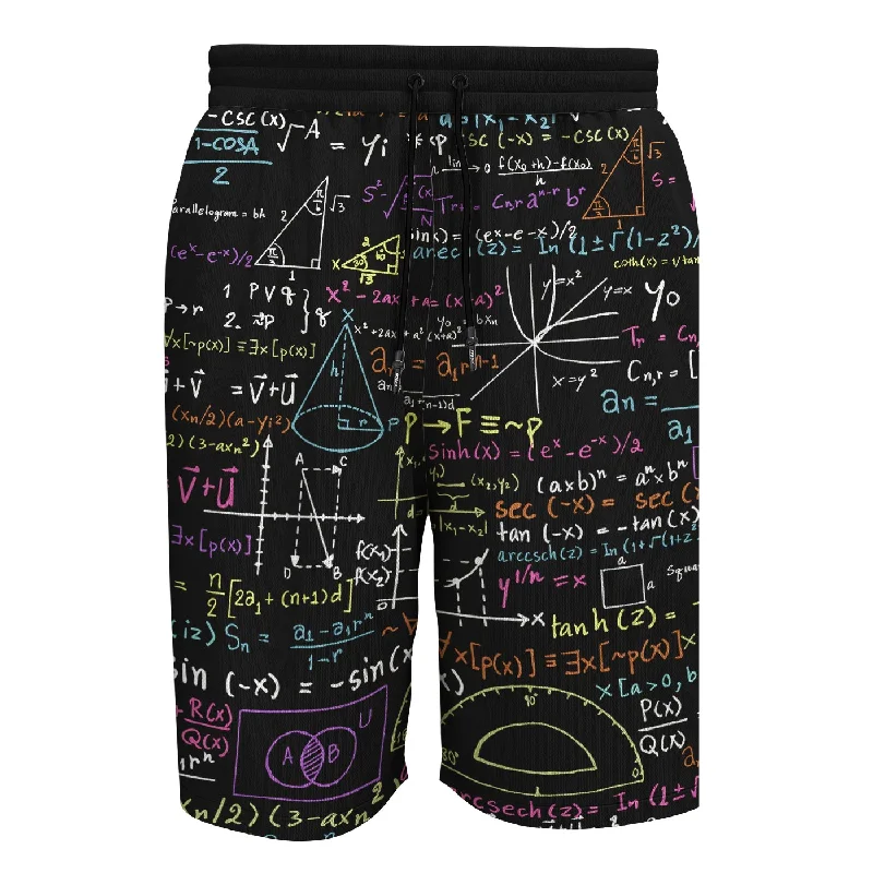 Men's Pants with Back PocketsMath Shorts