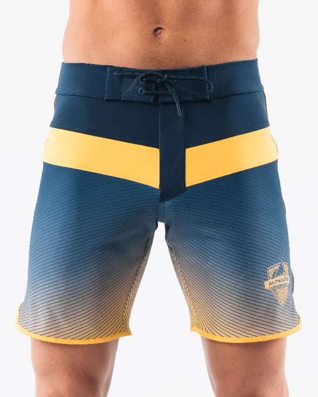 Men's Button-Fly Pants for a Traditional TouchTitan Boardshort - Navy Sunset