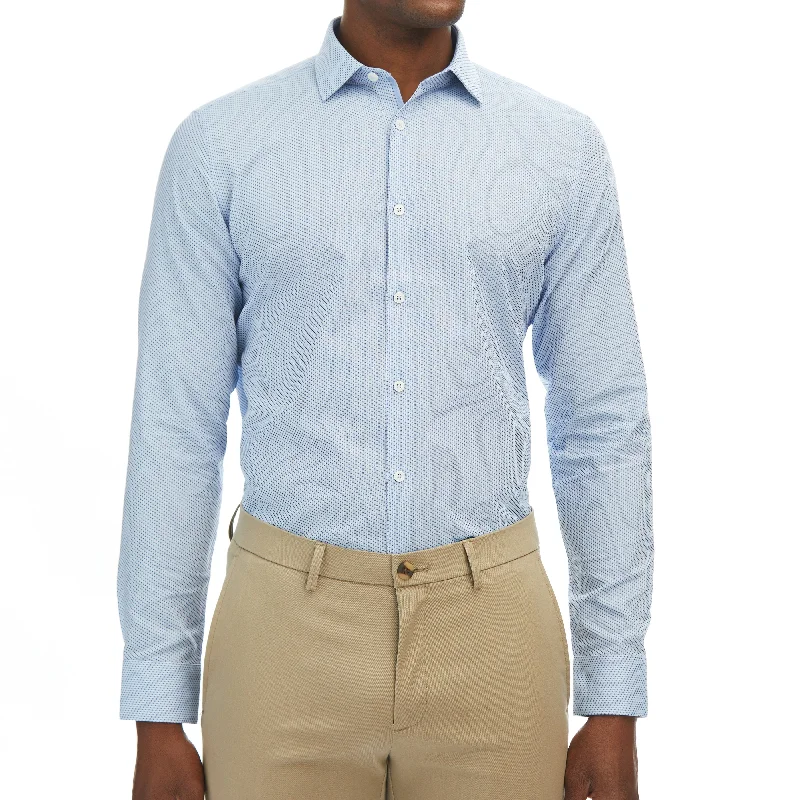 Men's Performance Fabric Shirts for All-Day ComfortMicro Dot Dobby Button Down