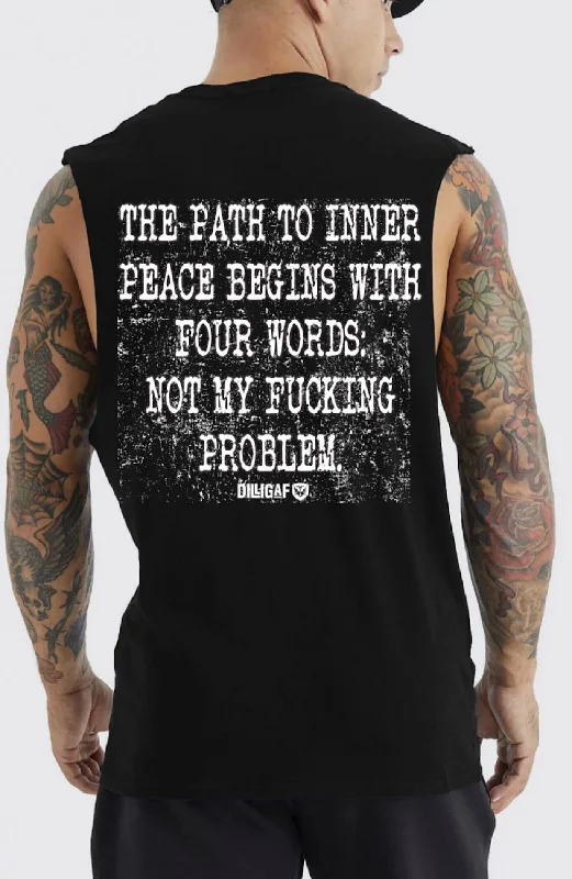 Men's Unique and Designer TopsNot my fucking problem Muscle shirt