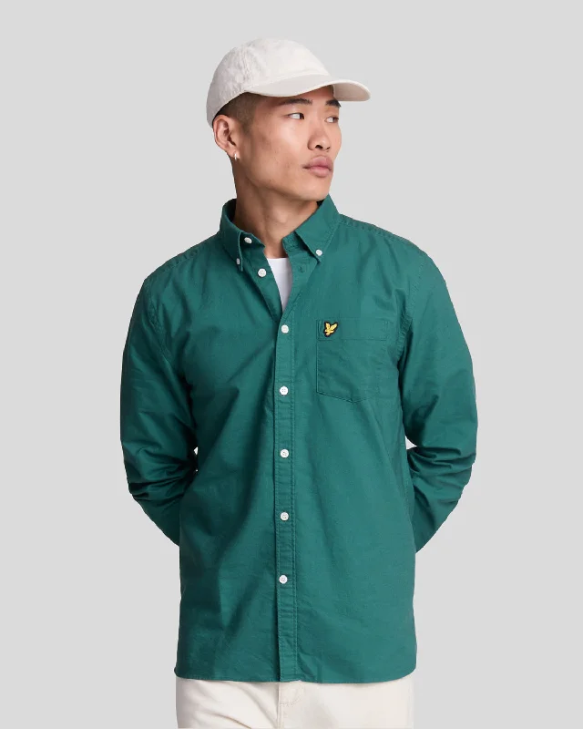 Men's Casual Friday Shirts for Relaxed Office DaysPlain Oxford Shirt