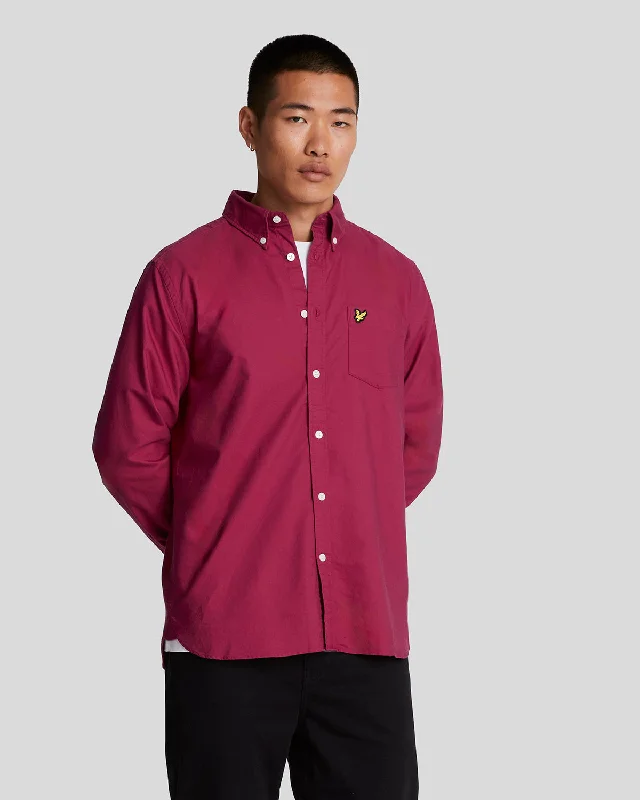 Men's Tennis Shirts for Court ComfortPlain Oxford Shirt