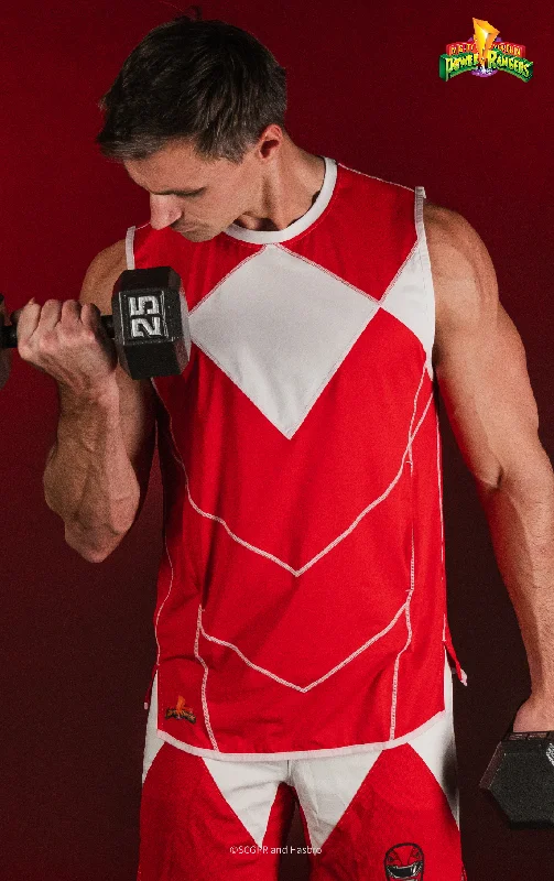 Men's Shirts with Adjustable HemlinesRed Ranger Performance Tank Top