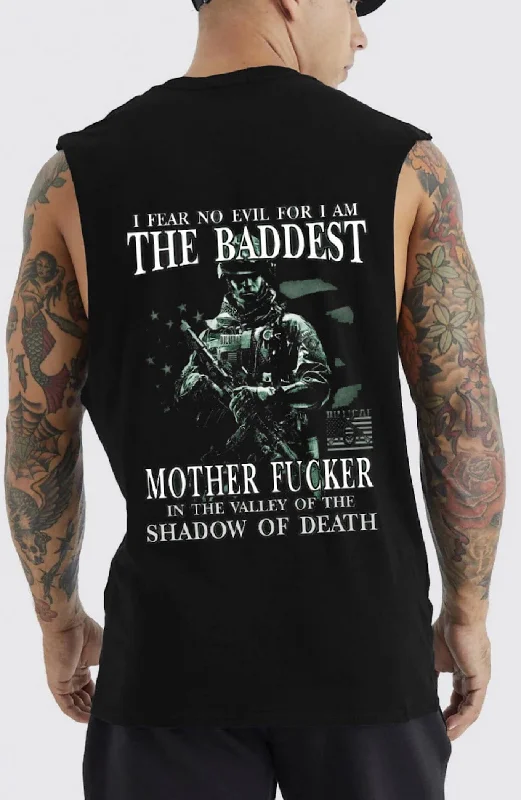 Men's Shirts with Drawstring WaistbandsShadow of Death Muscle shirt