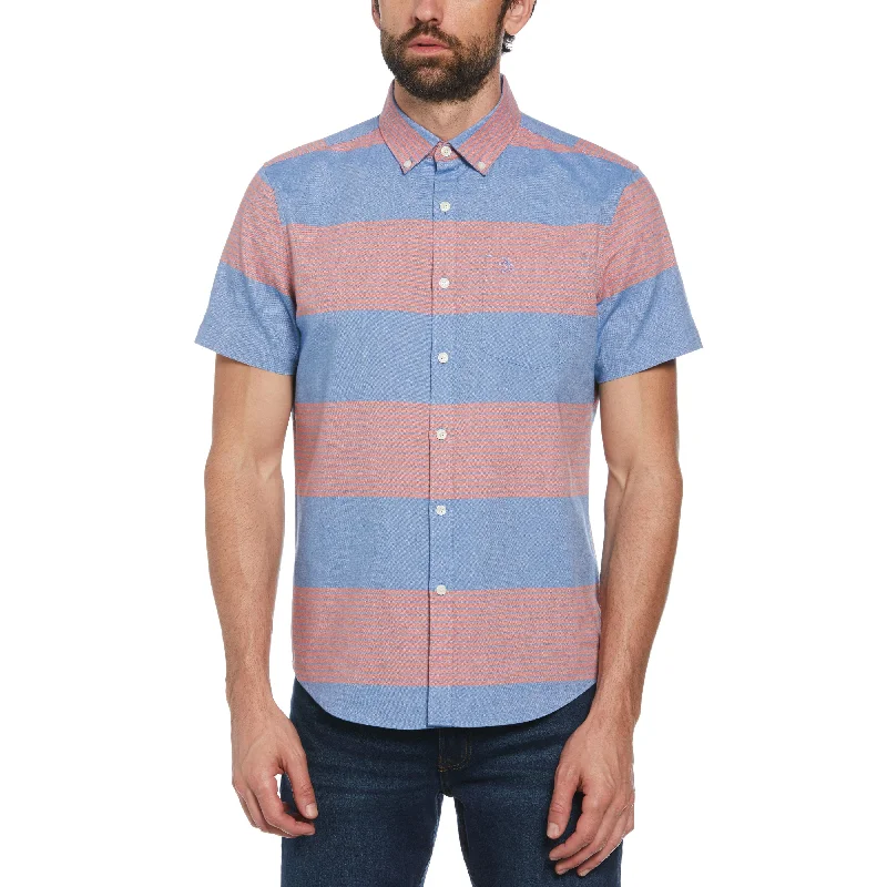 Men's Skinny-Fit Shirts for a Trendy LookStripe Oxford Shirt