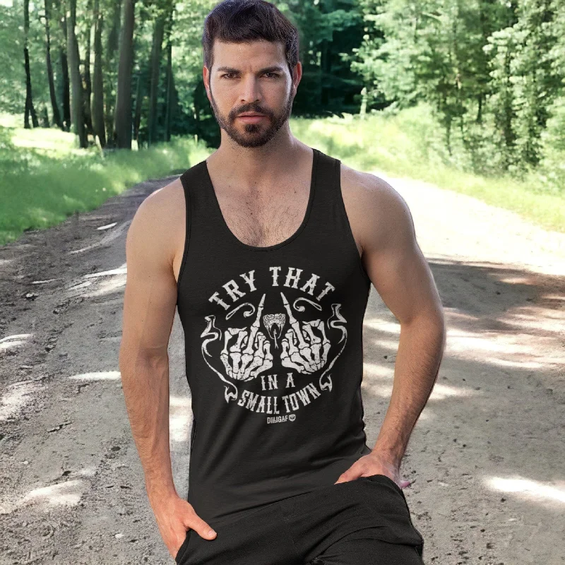 Men's Sleeveless TopsTry That In A Small Town Snake Tank