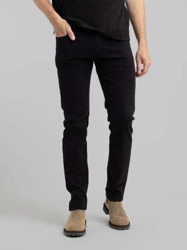 Best Fitting Men's JeansBlack Five-Pocket Jeans