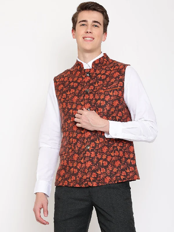 Men's Coats with Quilted LiningMen's Rust Reversible Waist Coat