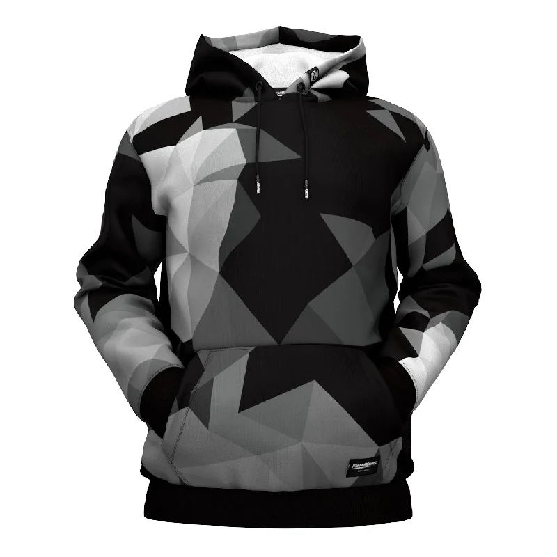 Weather-Ready Men's HoodiesCubes Black Hoodie