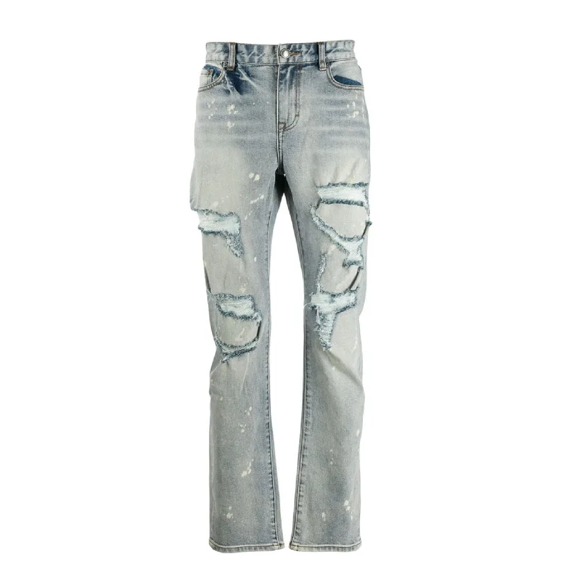 Mid-Waisted Men's JeansDO YOU C ME? JEAN BLUE