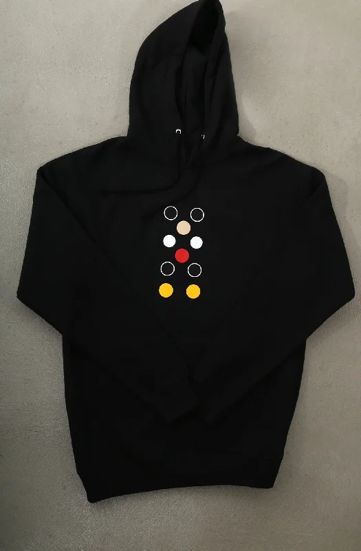 Men's Hoodies with Modern CutsDot Matrix II (Men's Black Hoody)