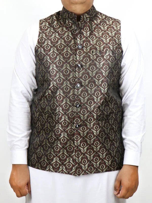 Trendy Men's Anorak JacketsFestive Waistcoat for Men Sierra Brown