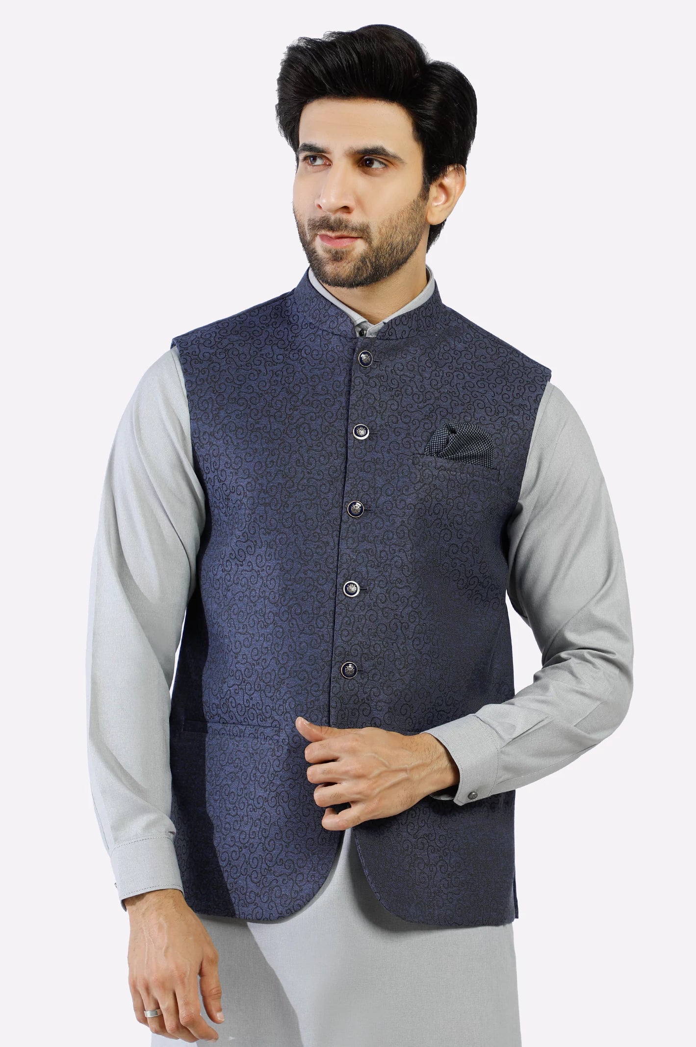 Men's Coats for Every OccasionBlue Waistcoat