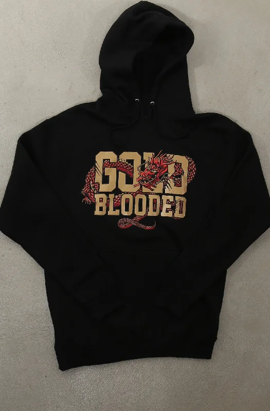 Men's Hoodies for HikingGold Blooded CNY Edition (Men's Black Hoody)