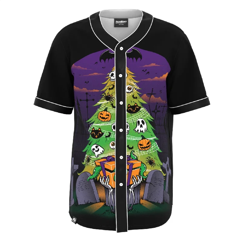 Men's Shirts with Button-Down PocketsHalloween Is My Xmas Jersey