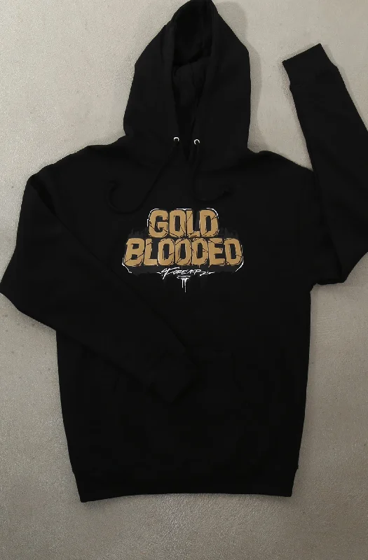 Affordable Men's HoodiesIlluminaries X Adapt :: Gold Blooded Forever (Men's Black Hoody)