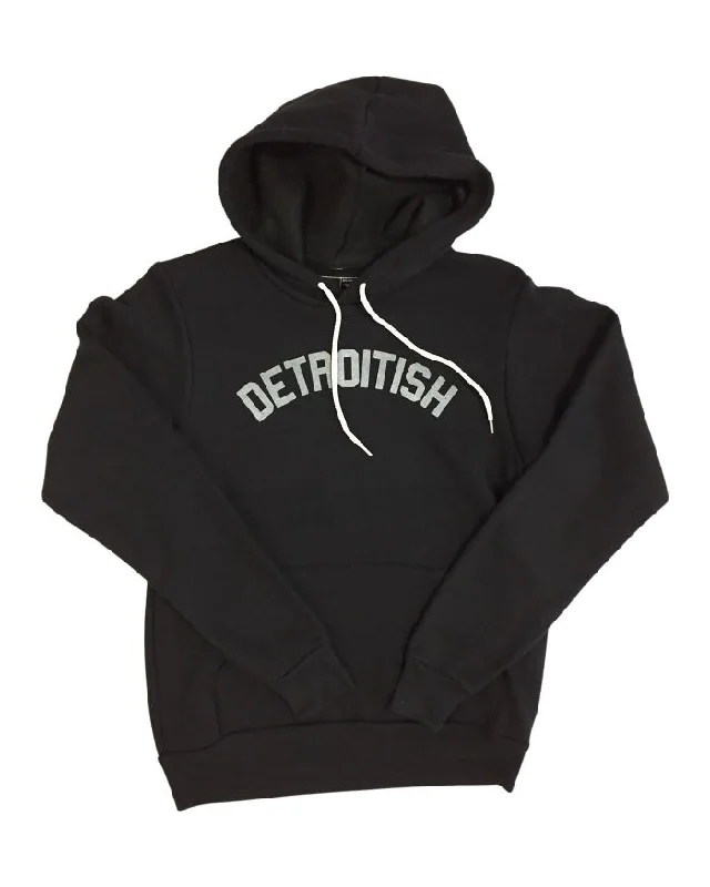 Men's Hoodies with Quick-Dry FabricInk Detroit Detroitish Pullover Hoodie - Black