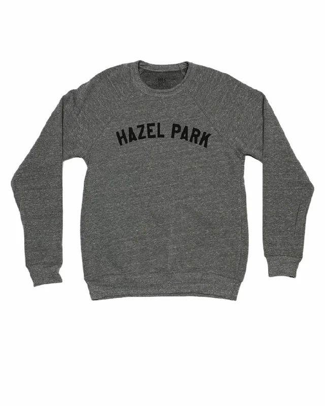 Men's Hoodies with Pass-Through PocketsInk Detroit Hazel Park Crewneck Sweatshirt - Heather Grey