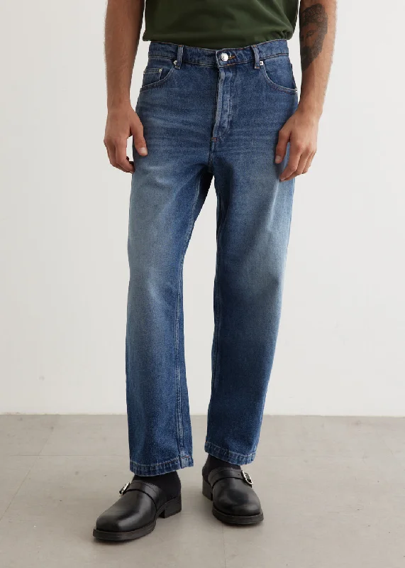 Men's Straight-Leg Jeans in Dark WashAchille Jeans