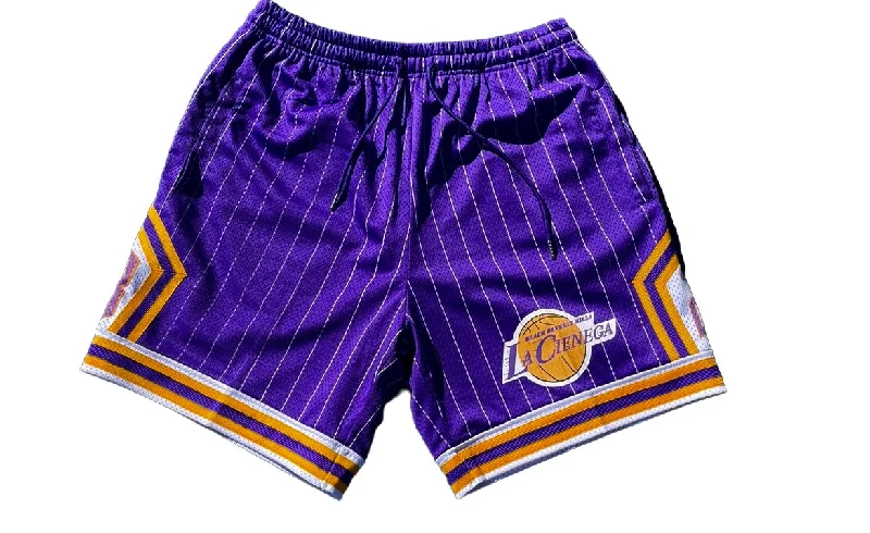 Breathable Men's Mesh TopsLa Cienega Shorts Purple