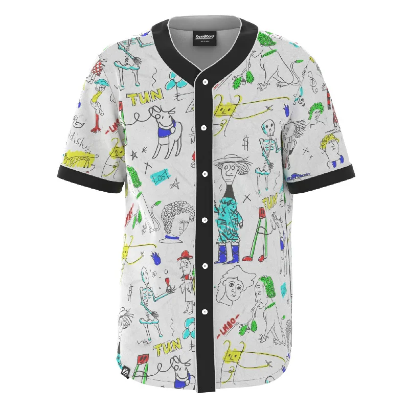 Layered Men's VestsLong Lost Doodles Jersey