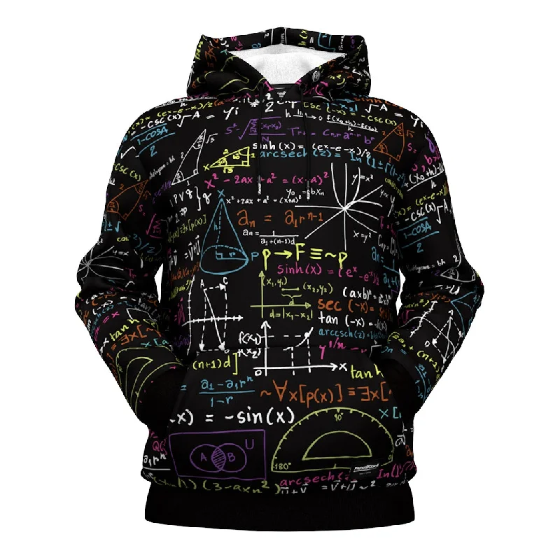 Modern Men's Tech HoodiesMath Hoodie