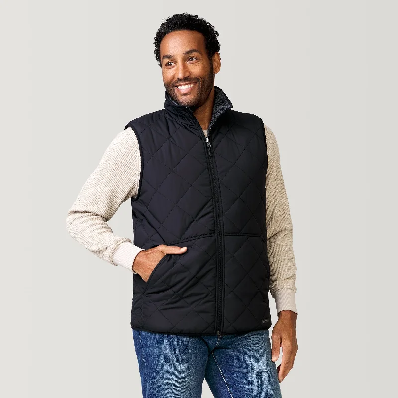 Men's Coats with Synthetic InsulationMen's Atlas Quilted Reversible Sherpa Vest