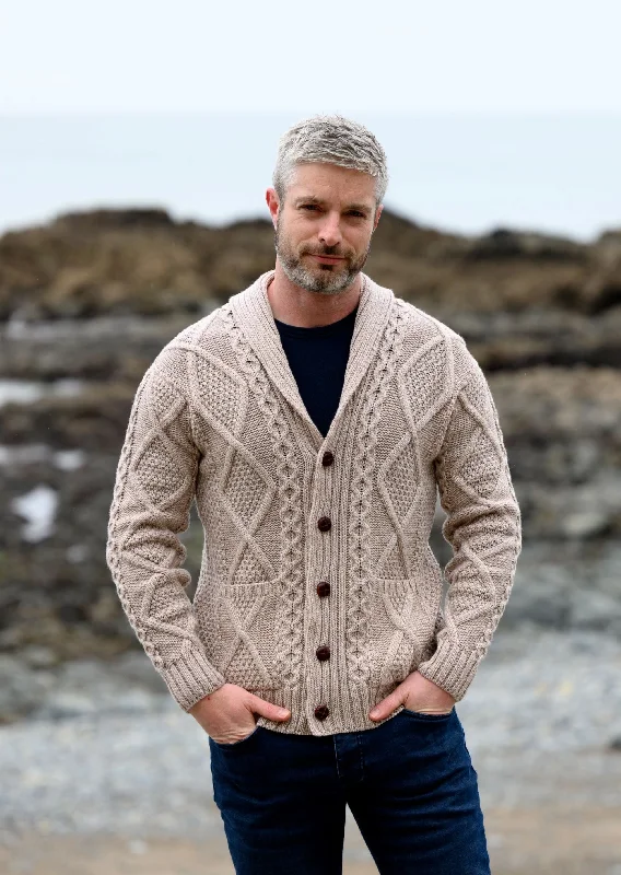 Men's Sweaters with Shawl CollarsMen's Shawl Button Cardigan | Parsnip