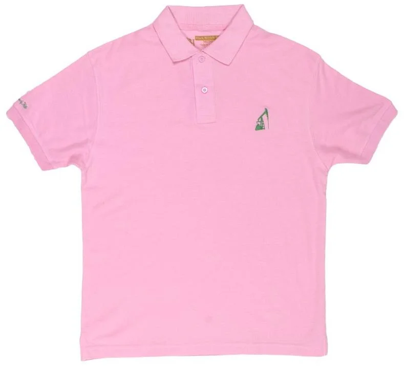 Men's Shirts with Single-Breasted DesignsPINK HOTEL POLO