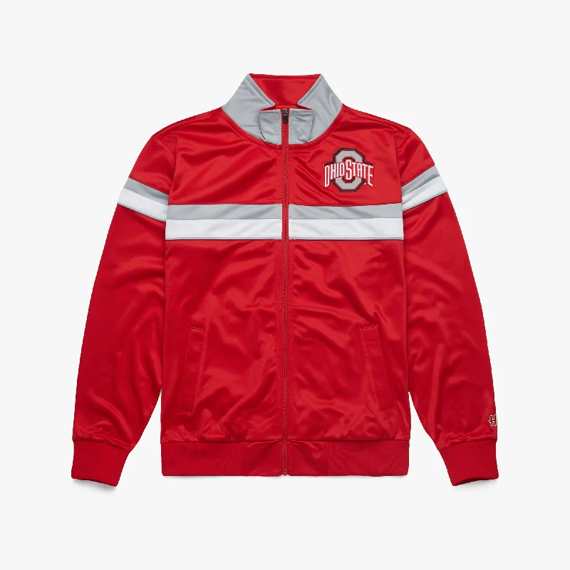 Men's Coats with Magnetic ClosuresOhio State Buckeyes Track Jacket