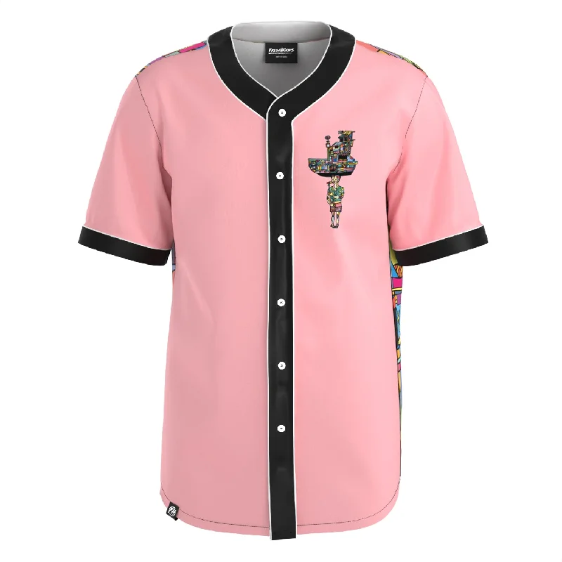 Men's Shirts with Hidden PocketsOlindo Pink Jersey