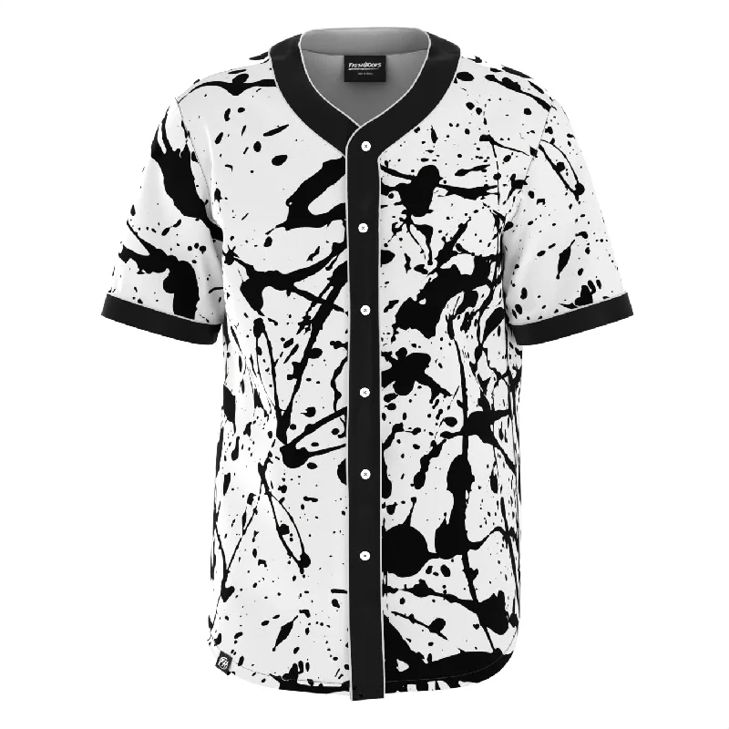 Men's Shirts with Floral PrintsPaint Over Jersey