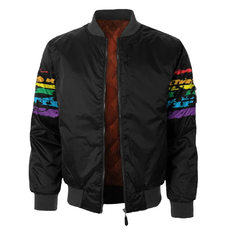 Men's Coats with Modern CutsPRIDE Bomber Jacket