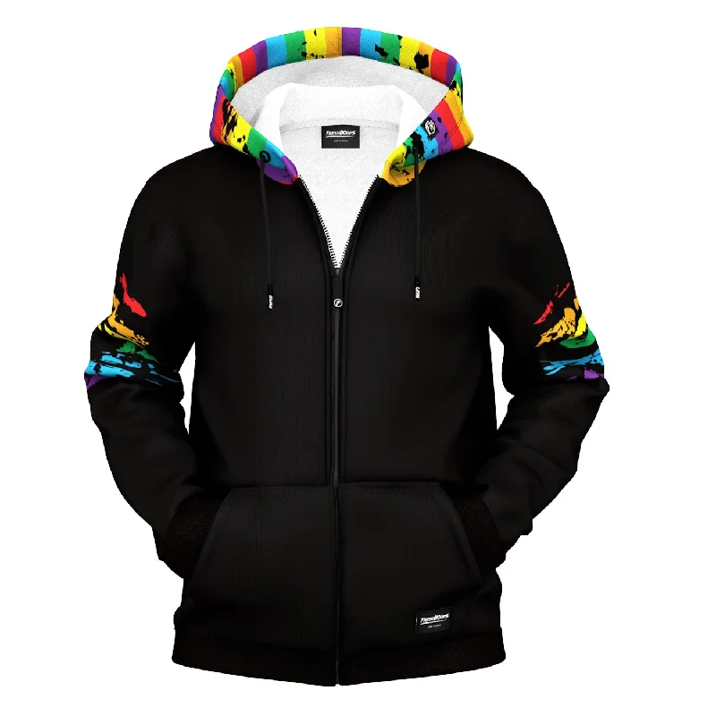 Men's Hoodies for Outdoor ActivitiesPRIDE Zip Up Hoodie