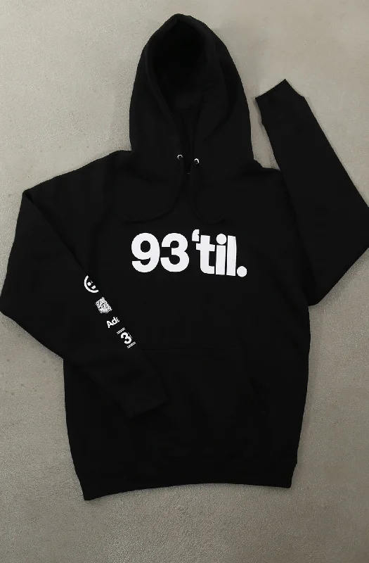 Modern Men's Tech HoodiesSouls of Mischief x Adapt :: 93 'til (Men's Black Hoody)