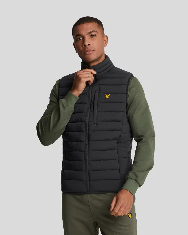 Casual Men's Bomber JacketsSports Stretch Lightweight Quilted Gilet