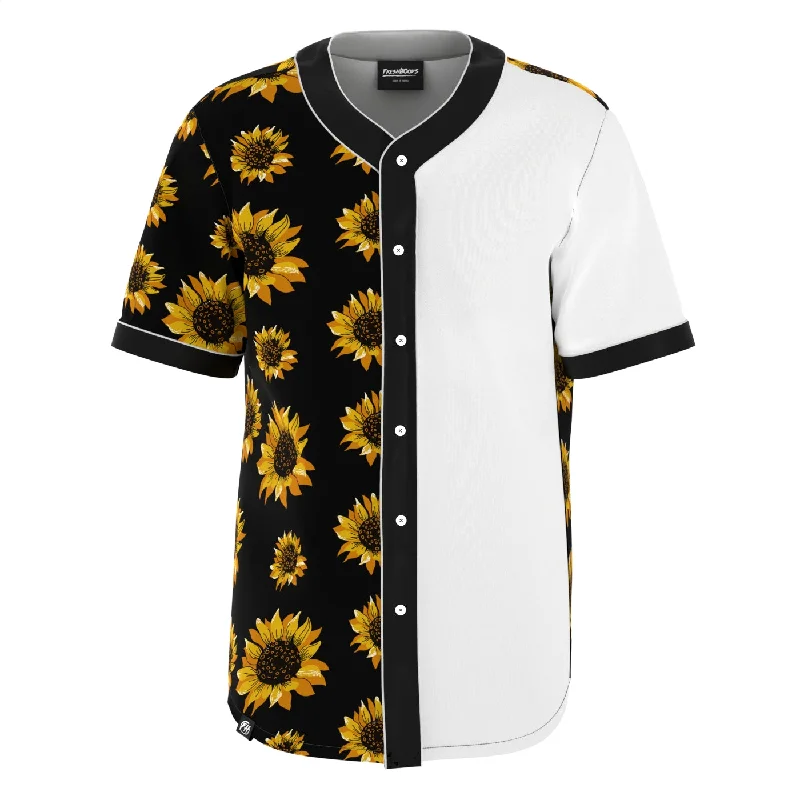 Men's Shirts with Tab CollarsSunflowers Jersey