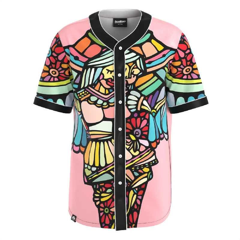 Men's Shirts with Abstract DesignsSwan Flowers Jersey