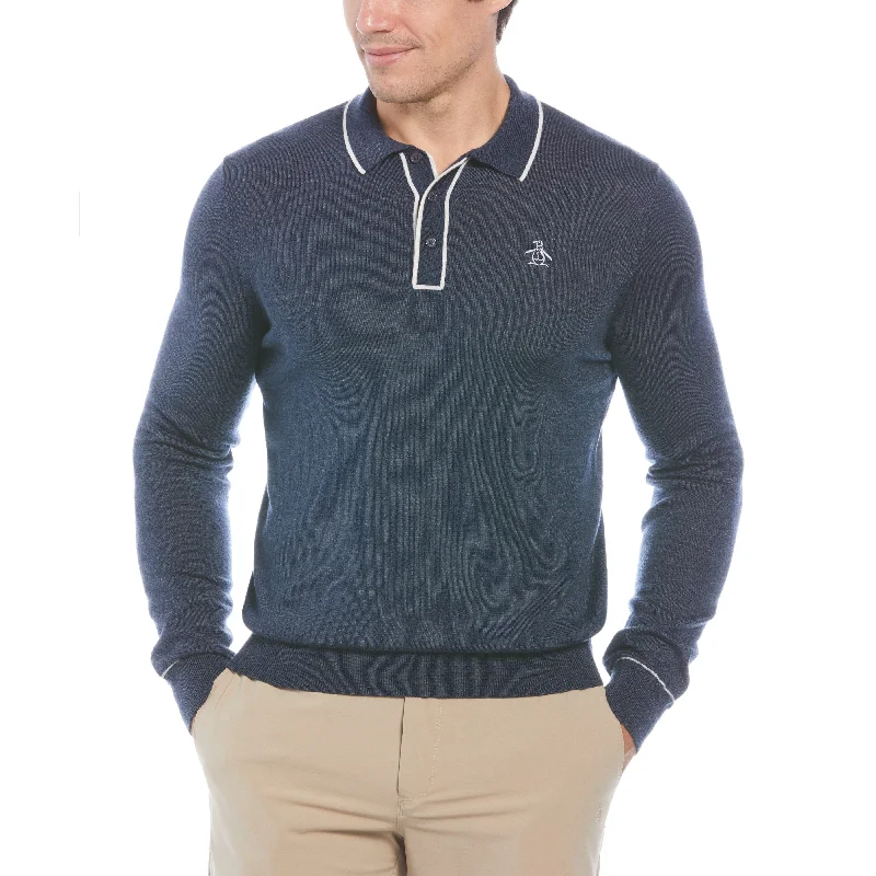 Stylish Men's Turtleneck SweatersThe  Earl™ Merino Wool Blend Golf Sweater