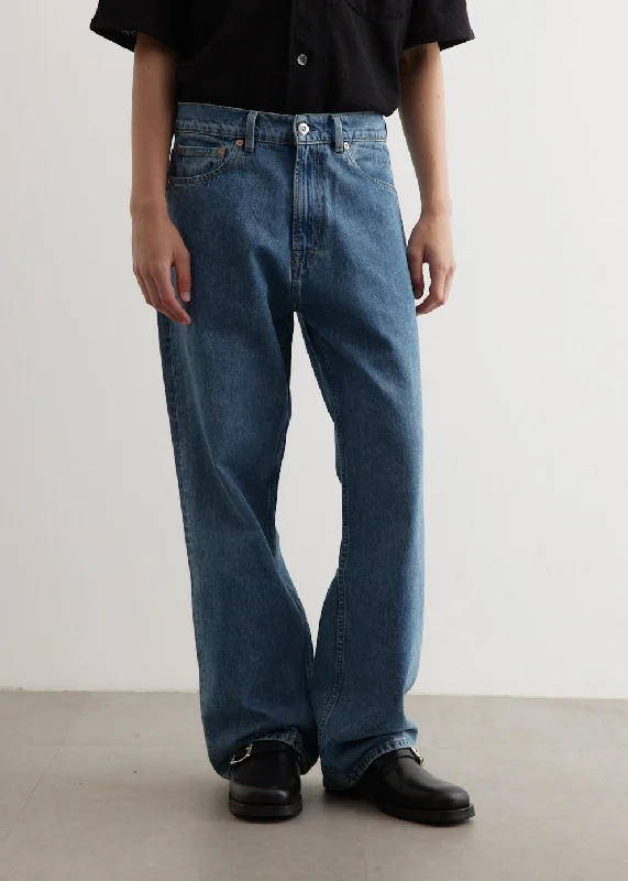 Men's Jeans with a Destroyed LookThird Cut Jeans