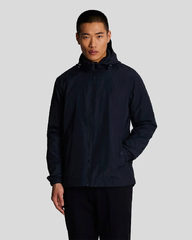 Men's Coats Made in the USATonal Eagle Zip Through Hooded Jacket