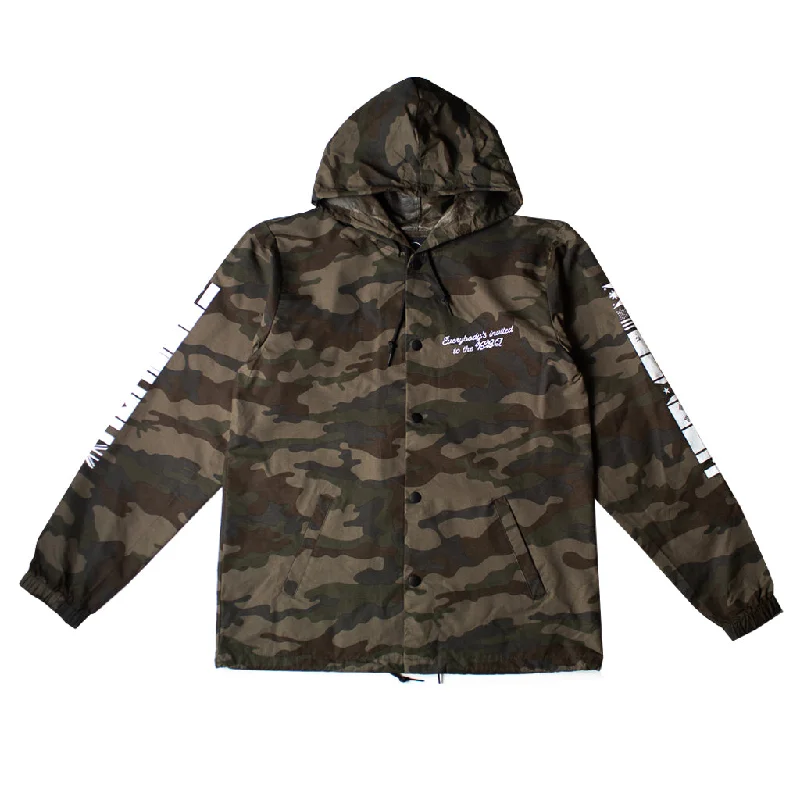 Men's Coats with Fur TrimTrue Mens BBQ Hooded Rain Jacket Camo