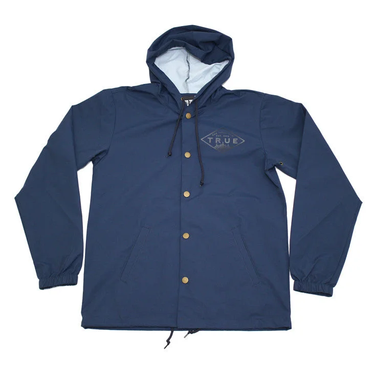 Cool Men's Pea CoatsTrue Men's Established Rain Jacket Navy