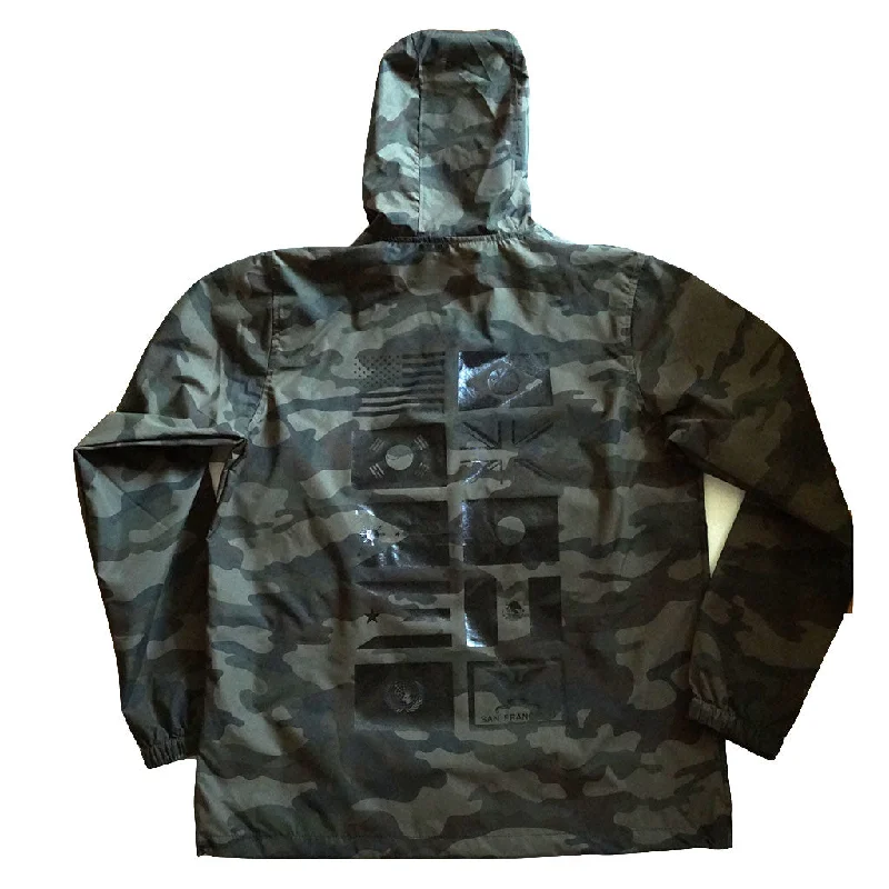 Men's Coats for Rainy WeatherTrue Mens Nations 2 Anorak Olive Camo